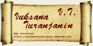 Vuksana Turanjanin vizit kartica